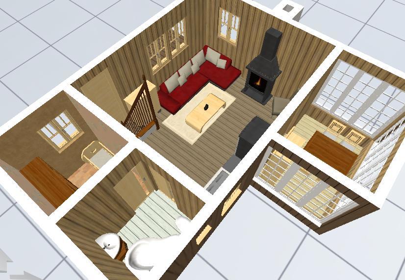 Norwegisches Holzhaus Villa Neuruppin Luaran gambar